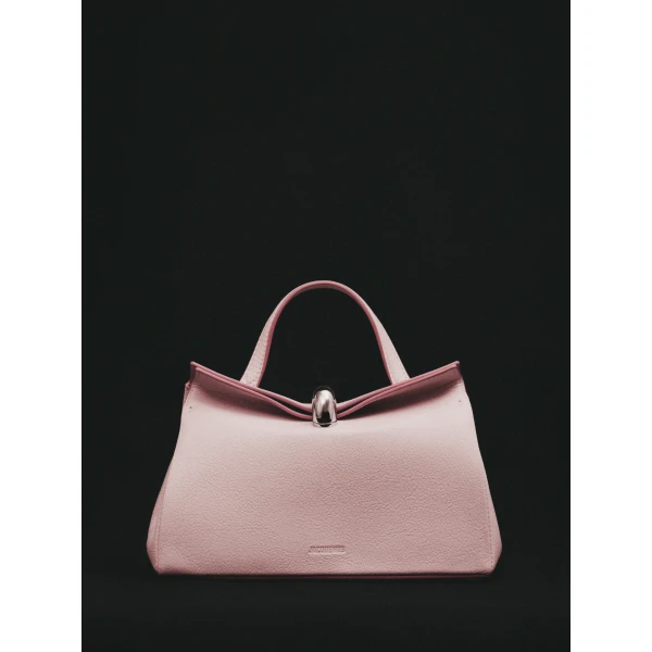 JACQUEMUS The small Valérie Small soft leather bag., view 4