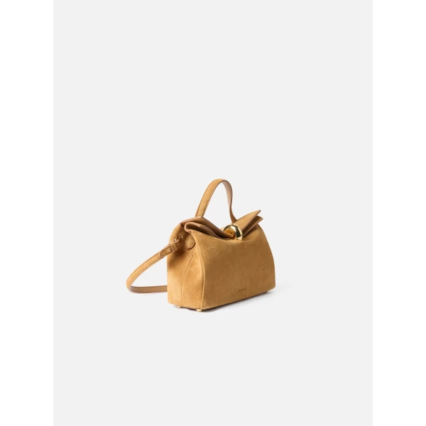 JACQUEMUS The small Valérie Small soft suede leather bag., view 5
