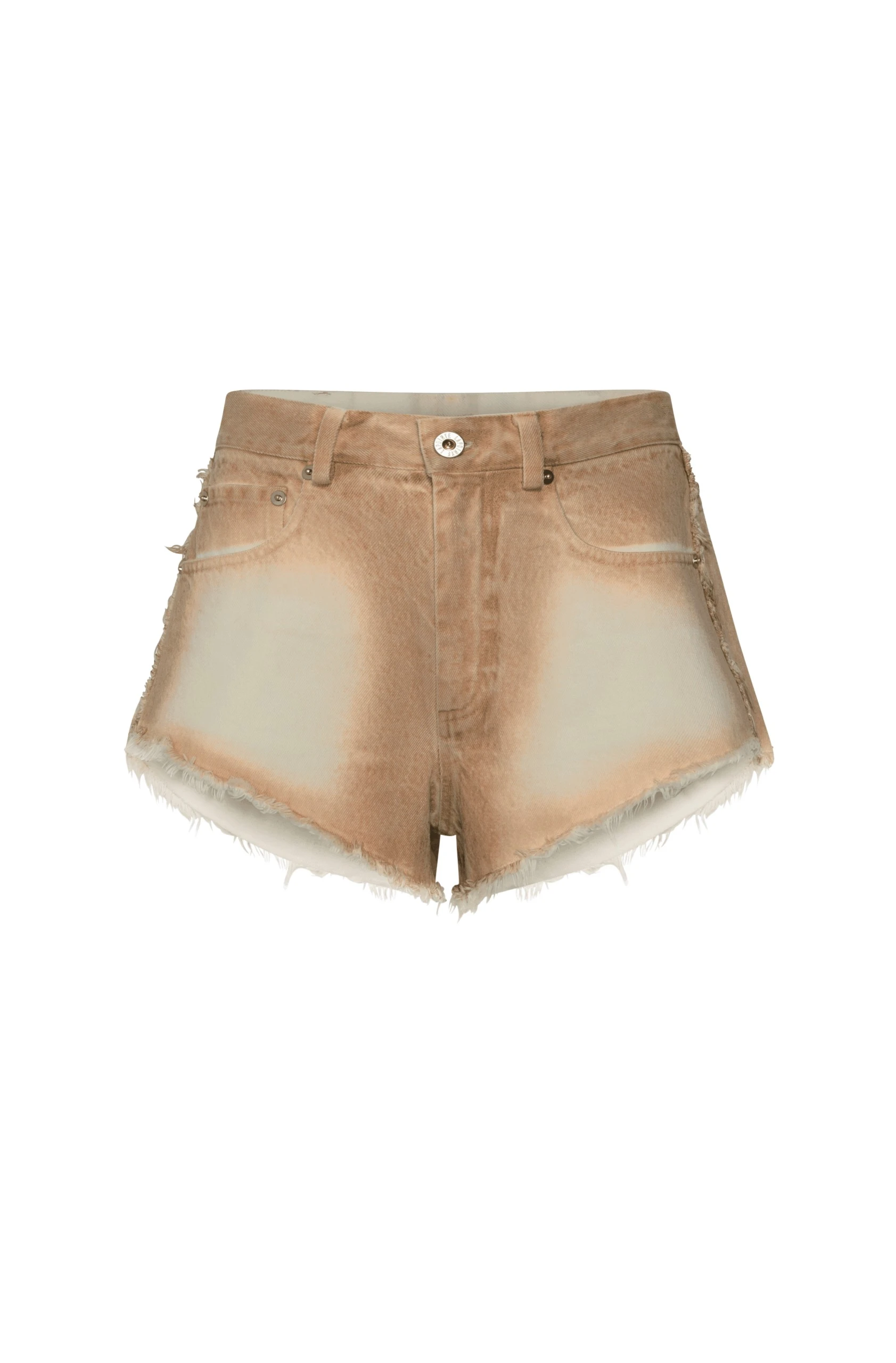 Lapointe-Pigment-Denim-Base-Mini-Short-scaled82857_nobg LAPOINTE Pigment Denim Base Mini Short - Beige Shorts - New York Luxury Fashion at Coveti