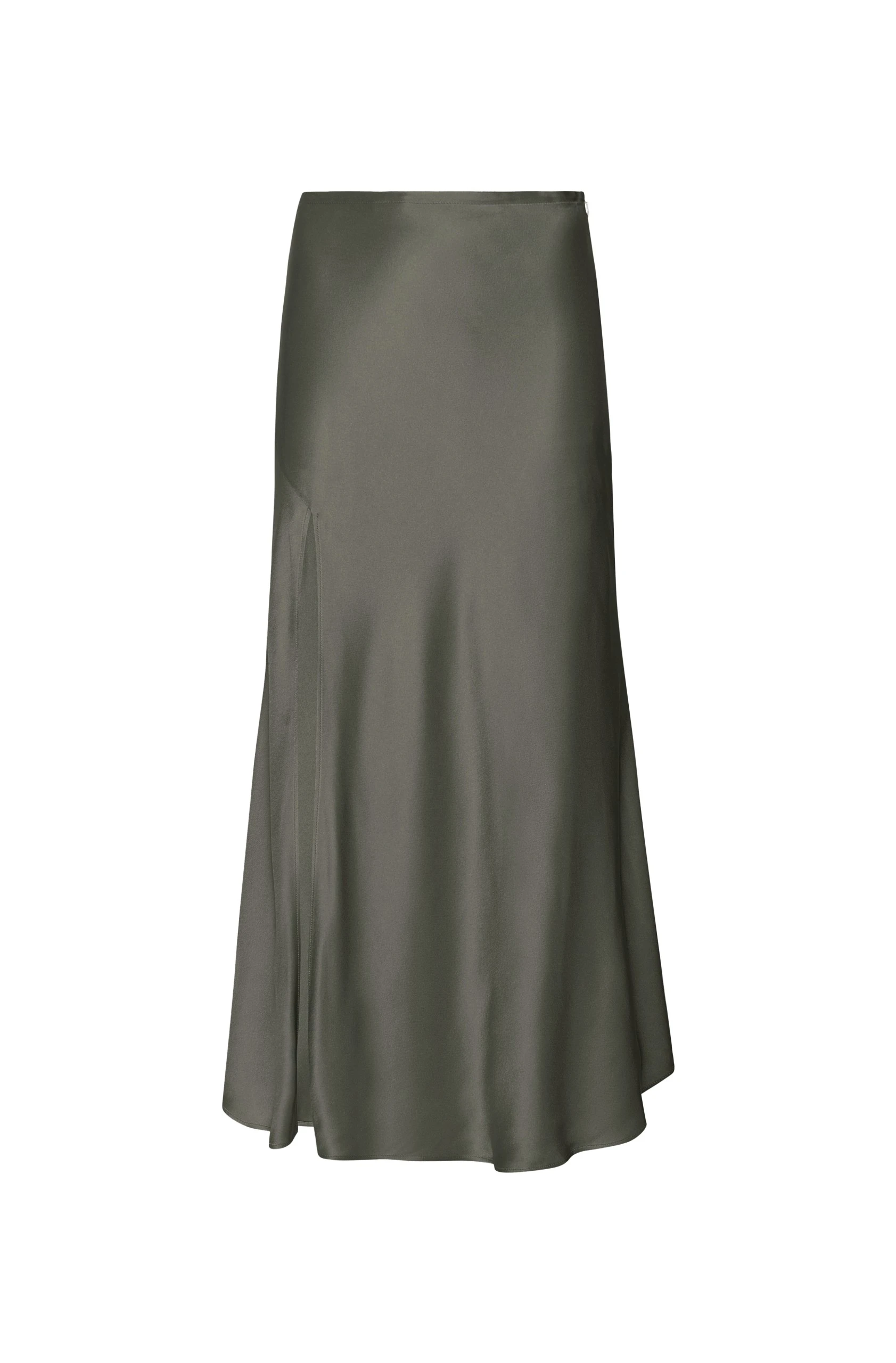 Lapointe-Satin-Bias-Midi-Skirt-scaled76924_nobg LAPOINTE Satin Bias Midi Skirt - Green Skirts - New York Luxury Fashion at Coveti