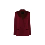 LAPOINTE Satin Blazer - Red Jackets - New York Luxury Fashion at Coveti