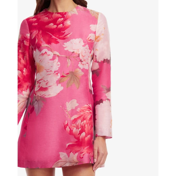 Leo Lin Aliza Long Sleeve Mini Dress - Leo Lin Dress - Australian Luxury Fashion - Shop at Coveti