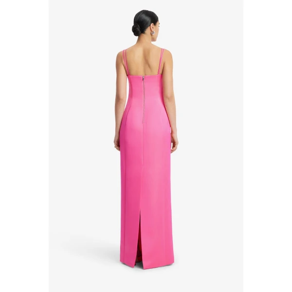 Leo Lin Arianna Appliqué Floral Maxi Dress - Leo Lin Dress - Australian Luxury Fashion - Shop at Coveti