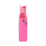 Leo Lin Arianna Appliqué Floral Maxi Dress - Leo Lin Dress - Australian Luxury Fashion - Shop at Coveti