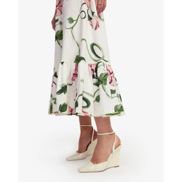 Leo Lin Becca Short Sleeve Midi Dress - Leo Lin Dress - Australian Luxury Fashion - Shop at Coveti