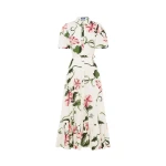 Leo Lin Becca Short Sleeve Midi Dress - Leo Lin Dress - Australian Luxury Fashion - Shop at Coveti