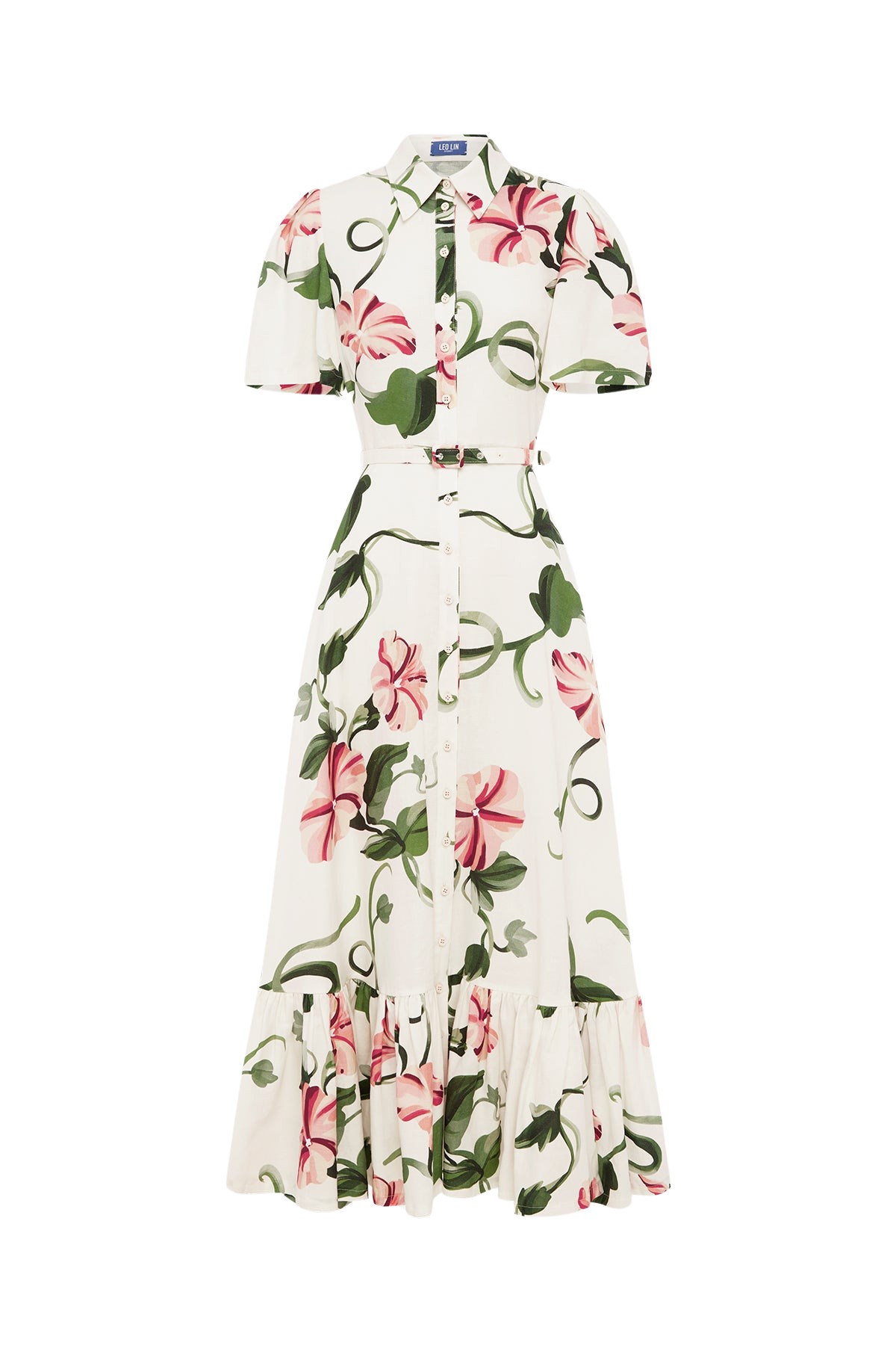 Leo Lin Becca Short Sleeve Midi Dress