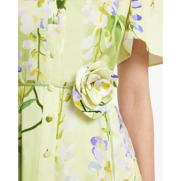 Leo Lin Bianca Short Sleeve Midi Dress - Leo Lin Dress - Australian Luxury Fashion - Shop at Coveti