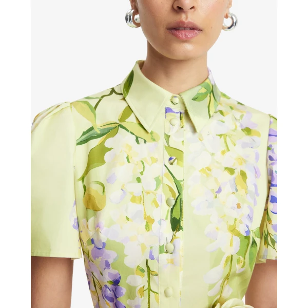 Leo Lin Bianca Short Sleeve Midi Dress - Leo Lin Dress - Australian Luxury Fashion - Shop at Coveti