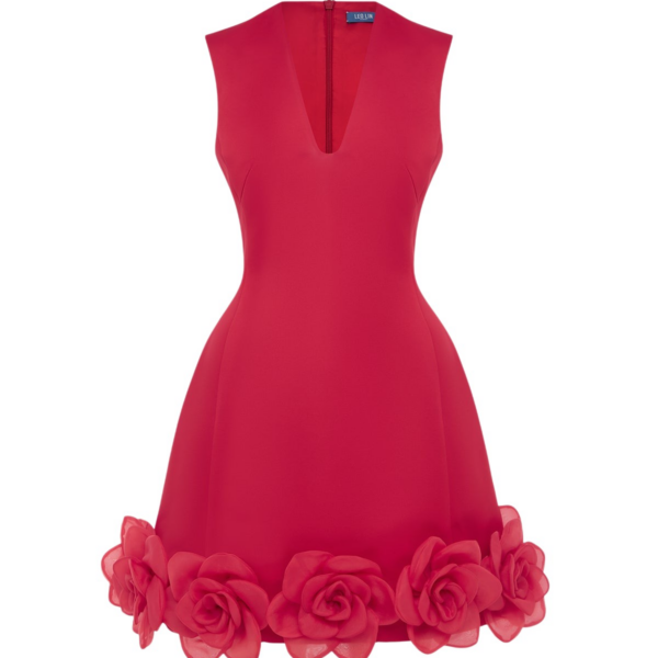 Leo Lin Bree V Neck Mini Dress - Leo Lin Dress - Australian Luxury Fashion - Shop at Coveti