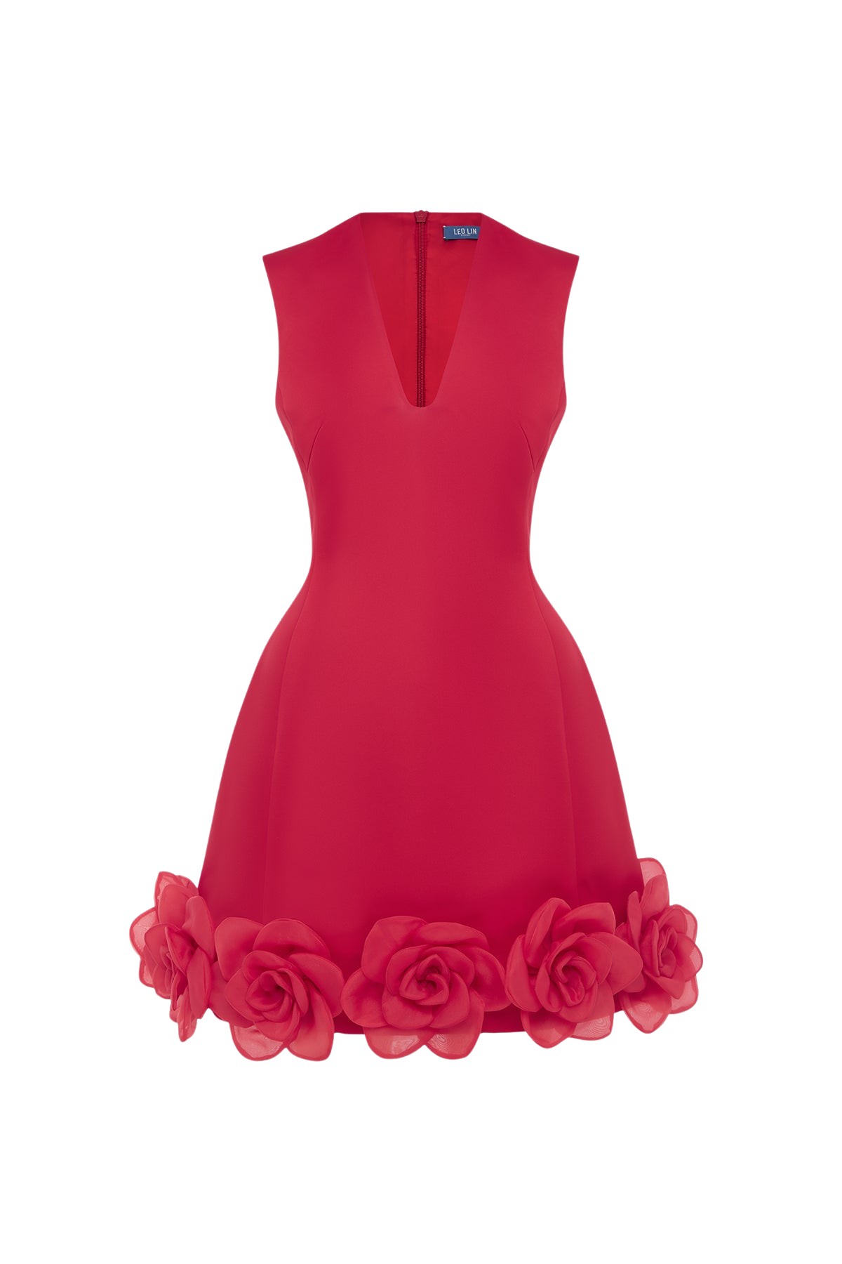 Leo Lin Bree V Neck Mini Dress