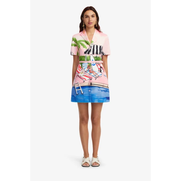 Leo Lin Brigitte Mini Dress - Leo Lin Dress - Australian Luxury Fashion - Shop at Coveti