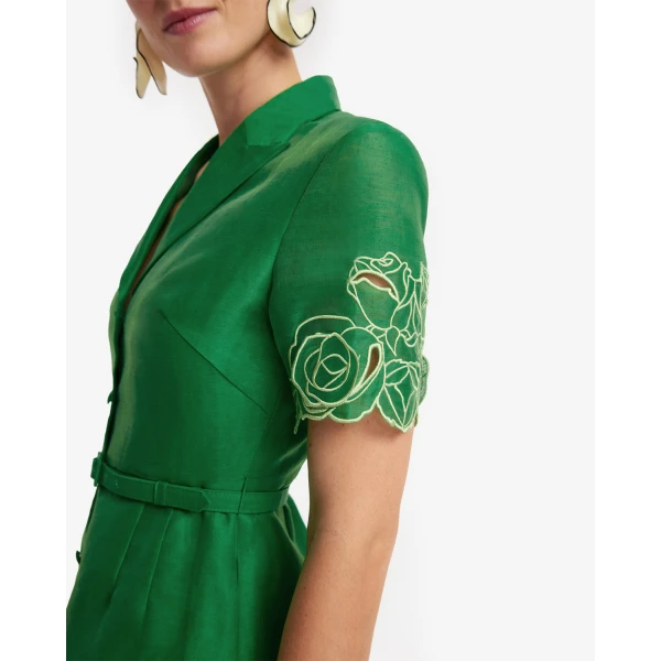Leo Lin Brigitte Appliqué Mini Dress - Leo Lin Dress - Australian Luxury Fashion - Shop at Coveti