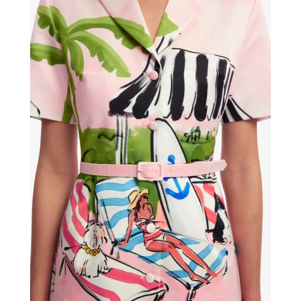 Leo Lin Brigitte Mini Dress - Leo Lin Dress - Australian Luxury Fashion - Shop at Coveti