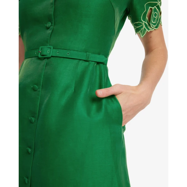 Leo Lin Brigitte Appliqué Mini Dress - Leo Lin Dress - Australian Luxury Fashion - Shop at Coveti