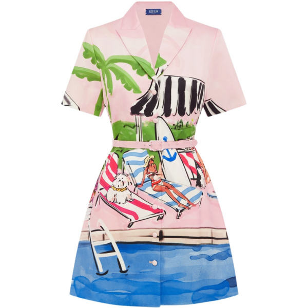 Leo Lin Brigitte Mini Dress - Leo Lin Dress - Australian Luxury Fashion - Shop at Coveti