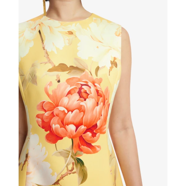 Leo Lin Cleo Sleeveless Midi Dress - Leo Lin Dress - Australian Luxury Fashion - Shop at Coveti