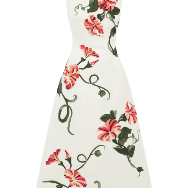 Leo Lin Cleo Appliqué Sleeveless Midi Dress - Leo Lin Dress - Australian Luxury Fashion - Shop at Coveti