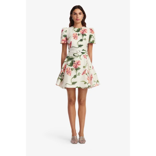 Leo Lin Elyse Short Sleeve Mini Dress - Leo Lin Dress - Australian Luxury Fashion - Shop at Coveti