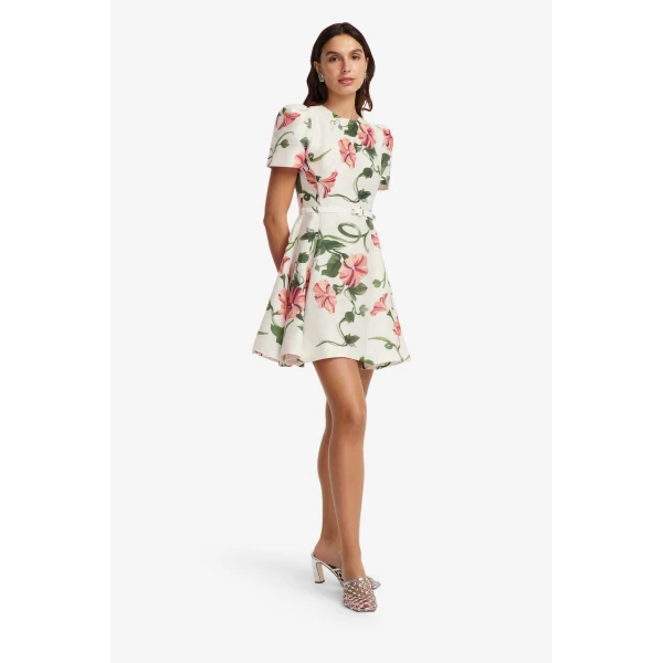 Leo Lin Elyse Short Sleeve Mini Dress - Leo Lin Dress - Australian Luxury Fashion - Shop at Coveti