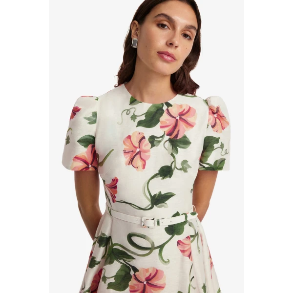Leo Lin Elyse Short Sleeve Mini Dress - Leo Lin Dress - Australian Luxury Fashion - Shop at Coveti