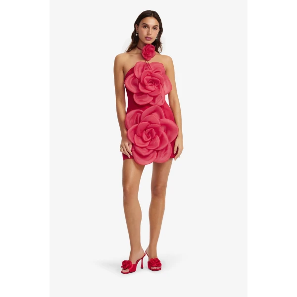 Leo Lin Floret Mini Dress - Leo Lin Dress - Australian Luxury Fashion - Shop at Coveti