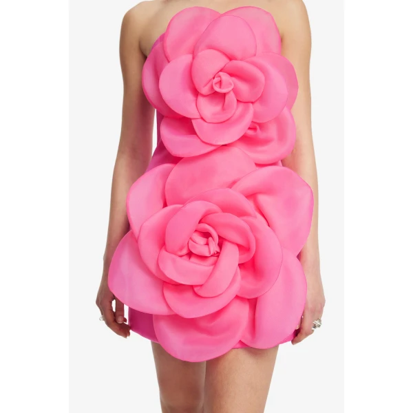 Leo Lin Floret Mini Dress - Leo Lin Dress - Australian Luxury Fashion - Shop at Coveti