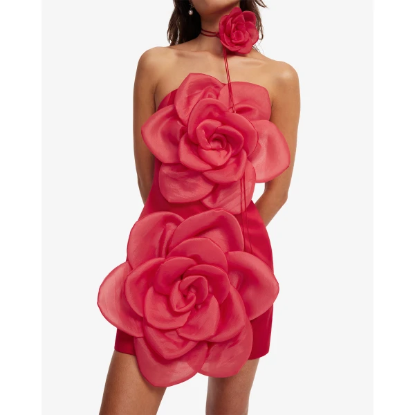 Leo Lin Floret Mini Dress - Leo Lin Dress - Australian Luxury Fashion - Shop at Coveti