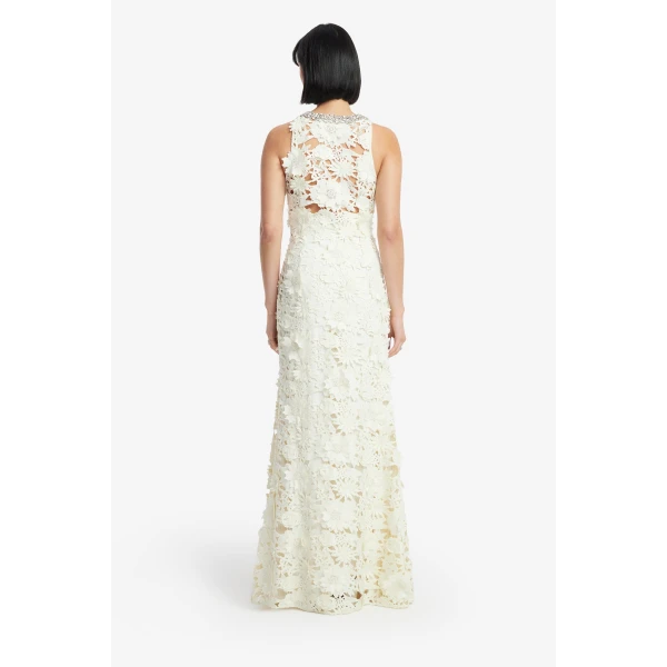Leo Lin Helena Embellished Lace Maxi Dress - Leo Lin Dress - Australian Luxury Fashion - Shop at Coveti