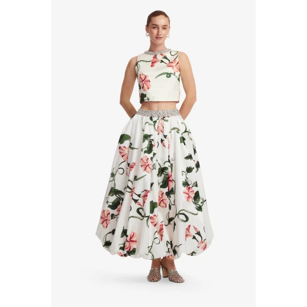 Leo Lin Iris Embellished Top - Leo Lin Dress - Australian Luxury Fashion - Shop at Coveti