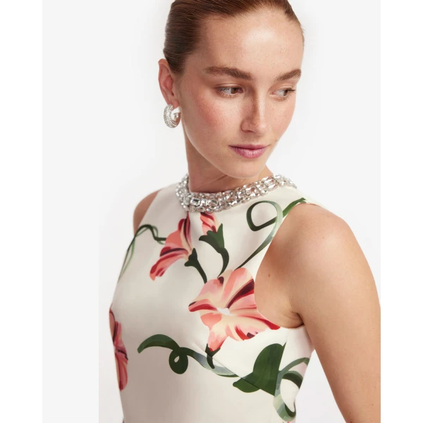 Leo Lin Iris Embellished Top - Leo Lin Dress - Australian Luxury Fashion - Shop at Coveti