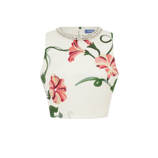 Leo Lin Iris Embellished Top - Leo Lin Dress - Australian Luxury Fashion - Shop at Coveti