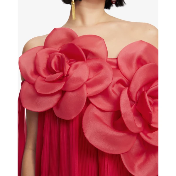 Leo Lin Jaclyn Draped Floor Length Dress - Leo Lin Dress - Australian Luxury Fashion - Shop at Coveti