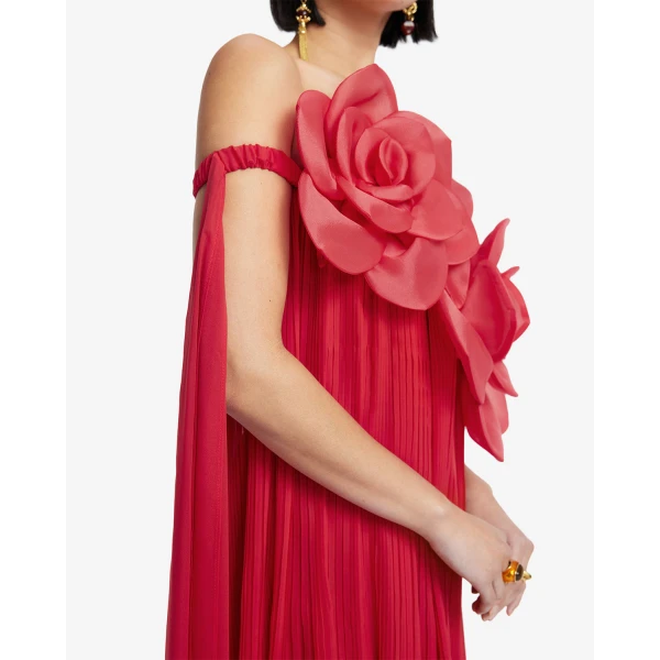 Leo Lin Jaclyn Draped Floor Length Dress - Leo Lin Dress - Australian Luxury Fashion - Shop at Coveti