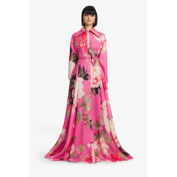 Leo Lin Josephine Silk Gown - Leo Lin Dress - Australian Luxury Fashion - Shop at Coveti