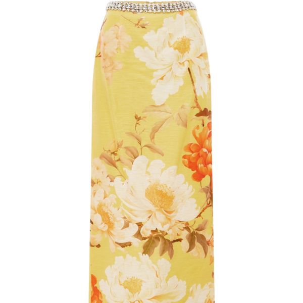 Leo Lin Kyra Embellished Maxi Skirt - Leo Lin Dress - Australian Luxury Fashion - Shop at Coveti