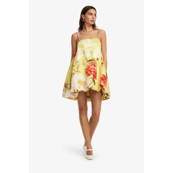 Leo Lin Patsy Embellished Puff Mini Dress - Leo Lin Dress - Australian Luxury Fashion - Shop at Coveti