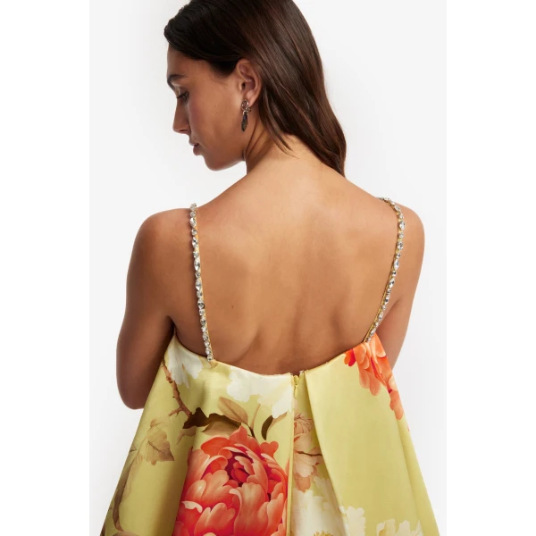 Leo Lin Patsy Embellished Puff Mini Dress - Leo Lin Dress - Australian Luxury Fashion - Shop at Coveti