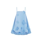 Leo Lin Patsy Appliqué Puff Mini Dress - Leo Lin Dress - Australian Luxury Fashion - Shop at Coveti