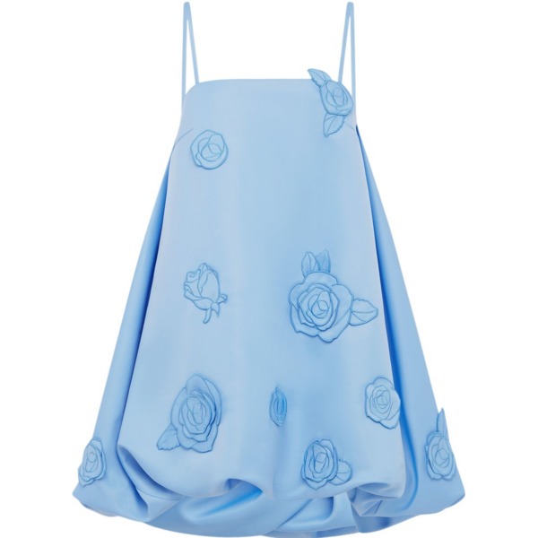 Leo Lin Patsy Appliqué Puff Mini Dress - Leo Lin Dress - Australian Luxury Fashion - Shop at Coveti