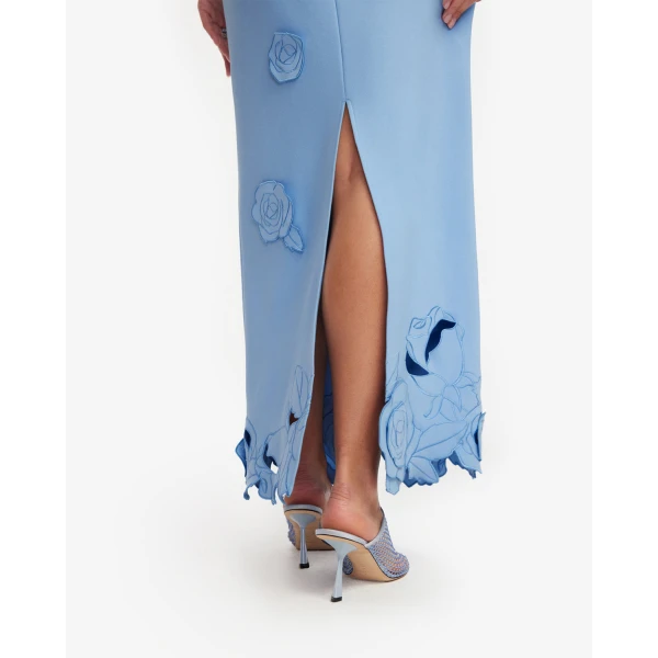Leo Lin Rayna Appliqué Bustier Maxi Dress - Leo Lin Dress - Australian Luxury Fashion - Shop at Coveti