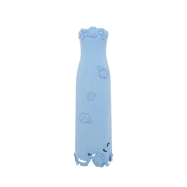 Leo Lin Rayna Appliqué Bustier Maxi Dress - Leo Lin Dress - Australian Luxury Fashion - Shop at Coveti