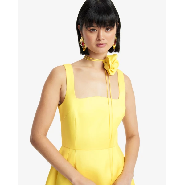 Leo Lin Rianne Appliqué Maxi Dress - Leo Lin Dress - Australian Luxury Fashion - Shop at Coveti