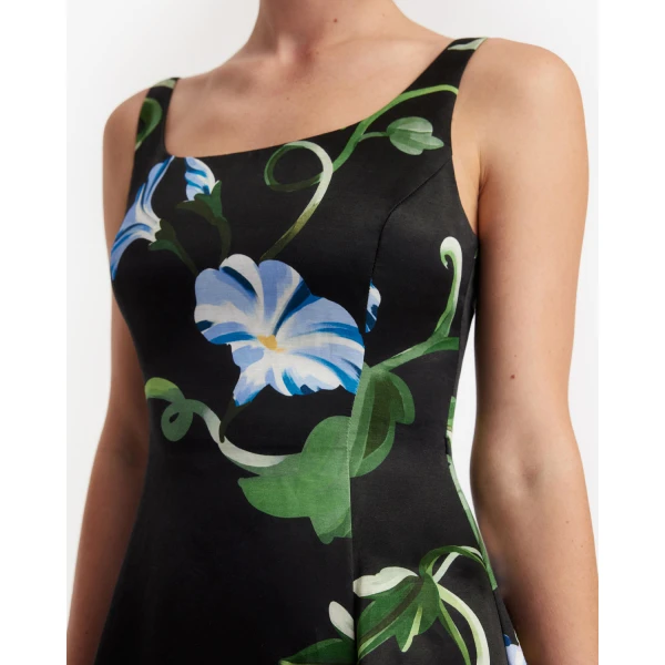 Leo Lin Serafina Appliqué Maxi Dress - Leo Lin Dress - Australian Luxury Fashion - Shop at Coveti