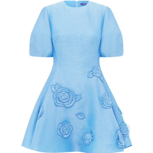 Leo Lin Simona Appliqué Mini Dress - Leo Lin Dress - Australian Luxury Fashion - Shop at Coveti