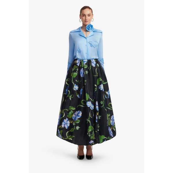 Leo Lin Victoria Puff Maxi Skirt - Leo Lin Dress - Australian Luxury Fashion - Shop at Coveti