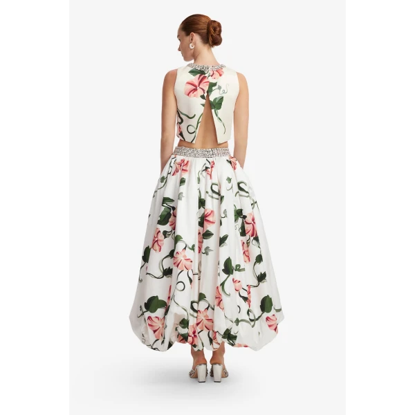 Leo Lin Victoria Embellished Puff Maxi Skirt - Leo Lin Dress - Australian Luxury Fashion - Shop at Coveti
