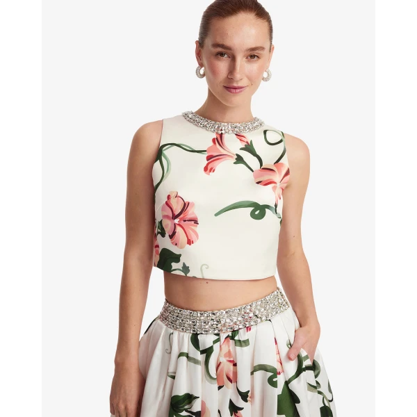 Leo Lin Victoria Embellished Puff Maxi Skirt - Leo Lin Dress - Australian Luxury Fashion - Shop at Coveti