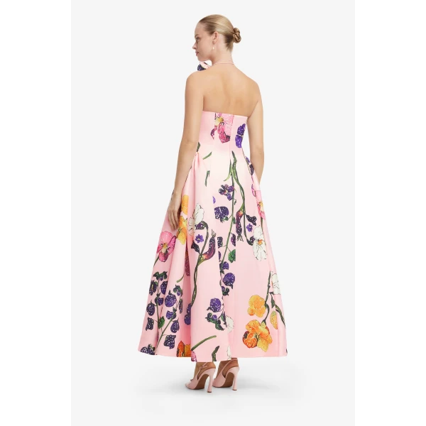 Leo Lin Violet Bustier Maxi Dress - Leo Lin Dress - Australian Luxury Fashion - Shop at Coveti