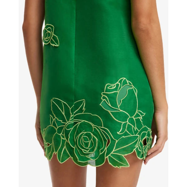 Leo Lin Yvonne Appliqué Mini Dress - Leo Lin Dress - Australian Luxury Fashion - Shop at Coveti